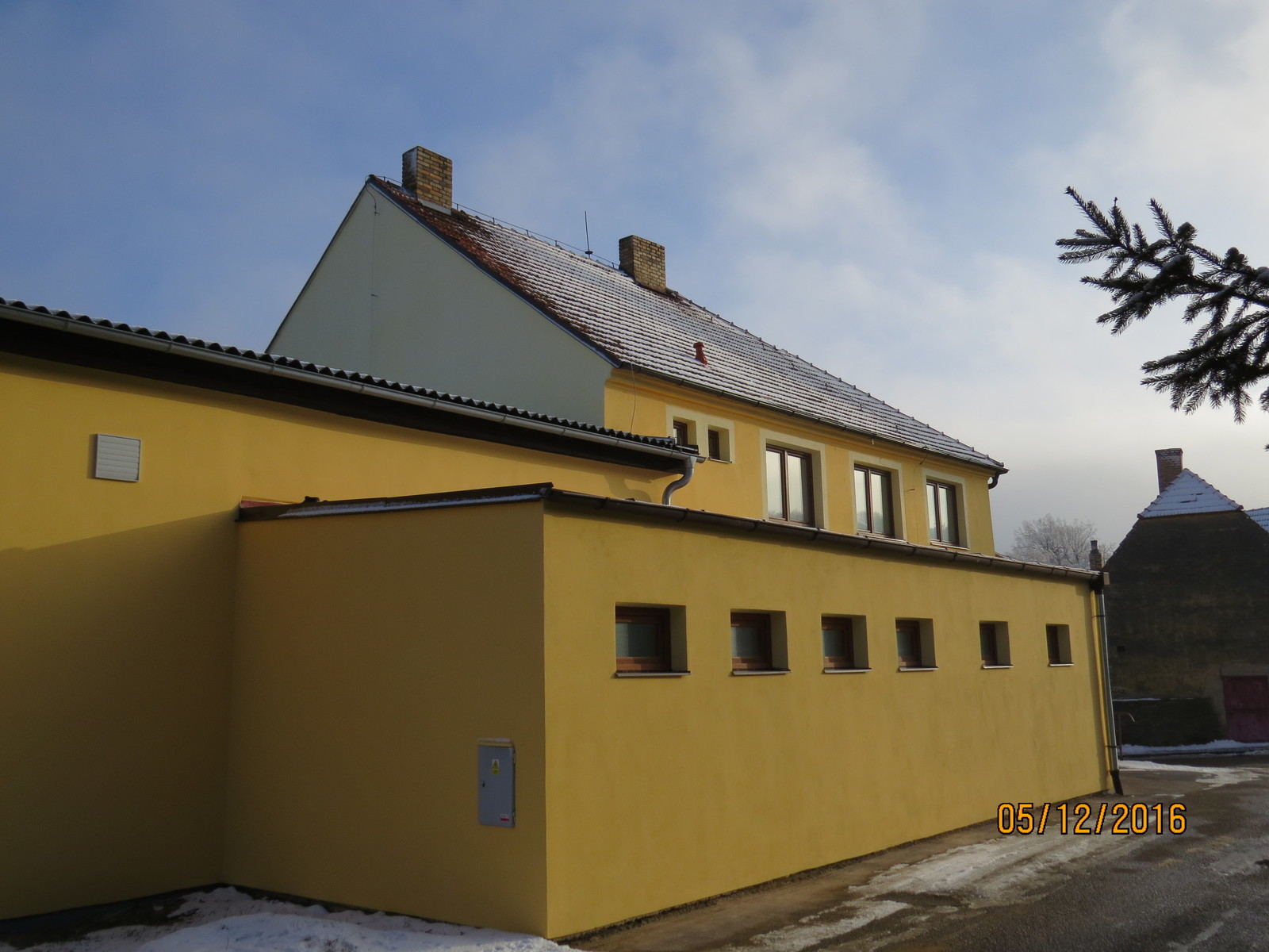 Oprava kulturního domu čp. 25 v Omleničce